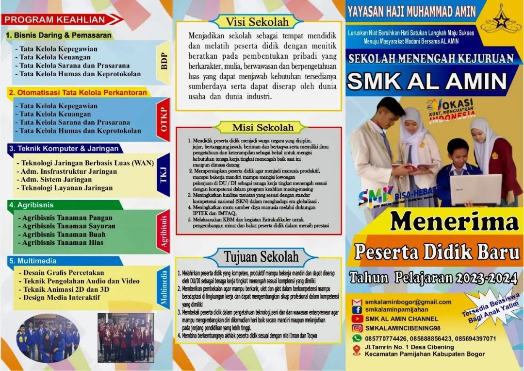 Brosur PPDB SMK Al-Amin